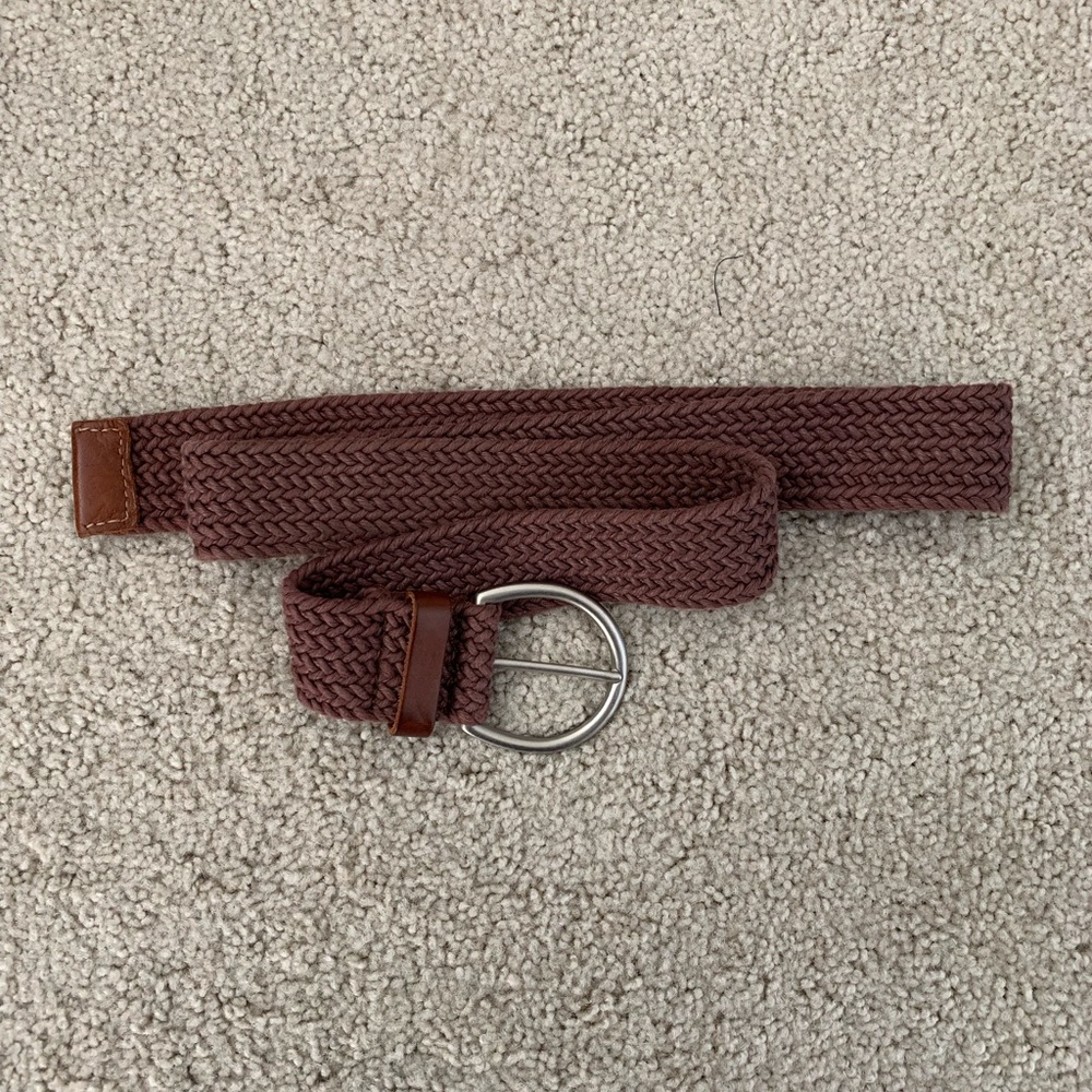 American Eagle Outfitters brown braided belt